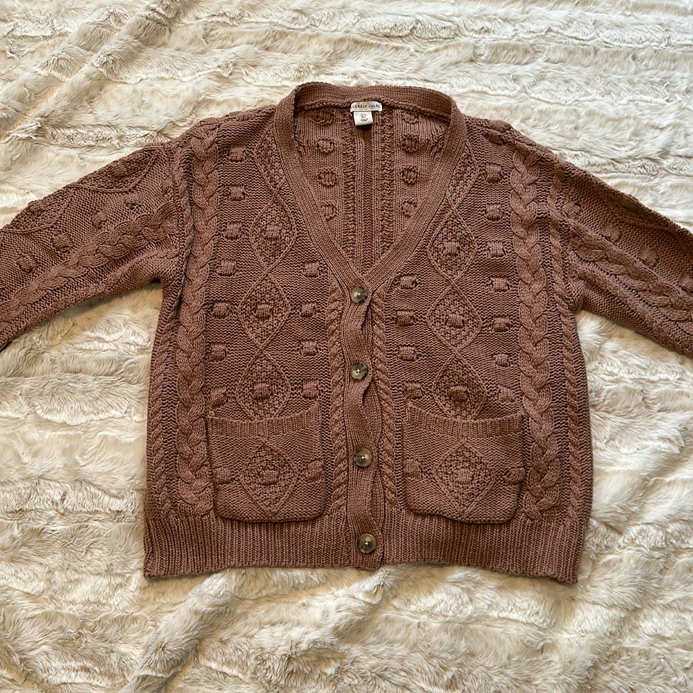 Super cute dusty rose Sincerely Jules Cardigan